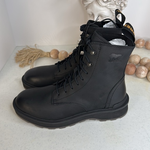 Sorel WOMEN'S HI-LINE LACE BOOTIE Sz 9 Black - Picture 5 of 12